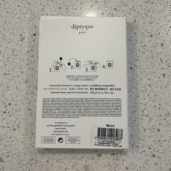 Diptyque Fleur d’Oranger scented diffuser insert - Picture 2 of 2